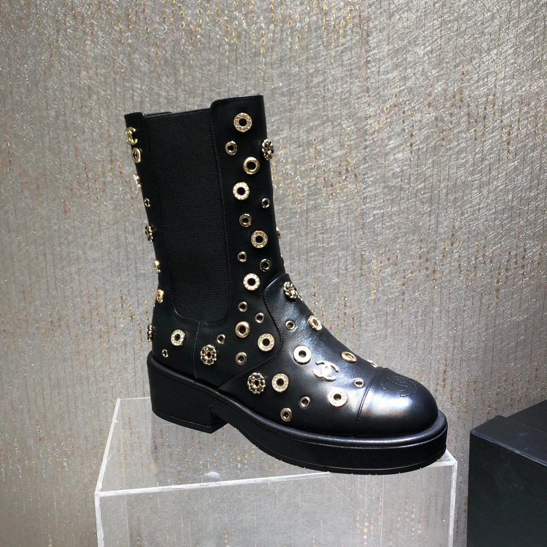 coco- heel height ：4.5cm， Forefoot 2cm，Barrel height ：20cm。 Calfskin Sheepskin item:B-X198J2011